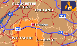 Map shows location of accident