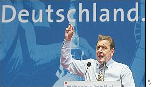 German Chancellor Gerhard Schroeder