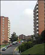 The neighbourhood where Graham was mugged