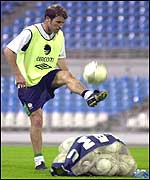 Kenny Cunningham takes the captaincy from the retired Steve Staunton