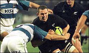 New Zealand rugby union captain Reuben Thorne