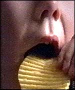 Child eating a crisp