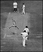 Lord's first streaker Michael Angelow, in 1975