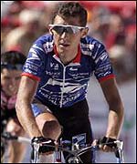 Roberto Heras of the US Postal team.