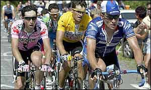 Beloki (left) was second in this year's Tour de France.