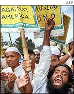 Anti-American protests in Bangladesh