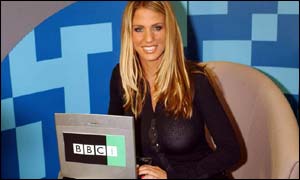 Jordan in the BBCi studio