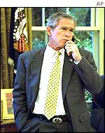 US President George W Bush