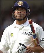 Sachin tendulkar dismissed
