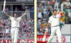 Dravid holds the India innings together with an intelligent approach