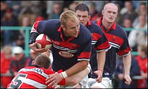 Scott Quinnell leads another Llanelli charge