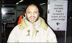 Moussaoui outside Brixton station