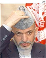 Afghan President Hamid Karzai