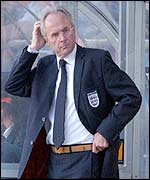 England coach Sven-Goran Eriksson