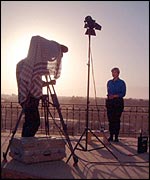 BBC reporter in Afghanistan