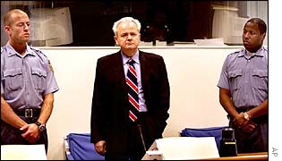 Slobodan Milosevic at The Hague