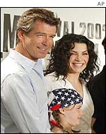 Pierce Brosnan and Julianna Margulies