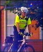 Officers on patrol using the cameras