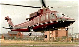Sikorsky S76 helicopter of the Royal Flight