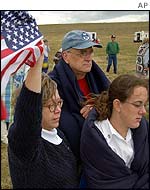 Mourners at Shanksville