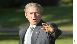 President George W Bush