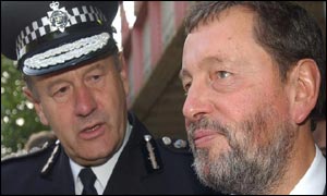 Sir John Stevens and David Blunkett