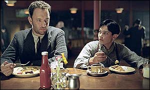 Tom Hanks and Tyler Hoechlin in Road to Perdition