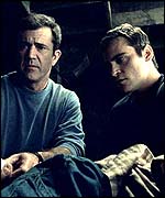 Mel Gibson and Joaquin Phoenix