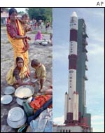 Villagers recover from storms and METSAT ready for launch on the PSLV