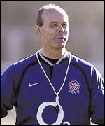 England coach Clive Woodward pictured during the summer tour to Argentina