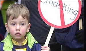 Child with sign