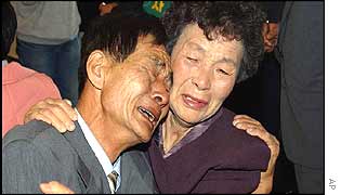 A brother and sister meet for the first time in 50 years