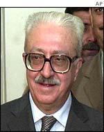 Iraqi Deputy Prime Minister Tariq Aziz