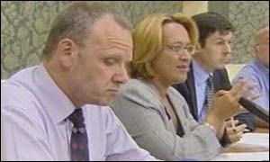 Mike Watson (left), Janis Hughes (centre) and Ken Macintosh (right)