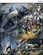 Bulldozed workshop in Rafah