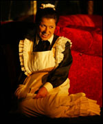Natalie Christie puts in a fine performance as the chambermaid