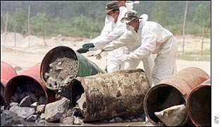 Mercury-laced waste in Cambodia