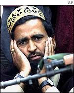 Man at election rally