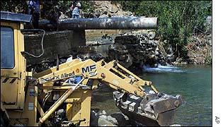 Bulldozer by Wazzani river