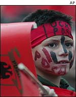 Albanian Democratic Party supporter