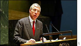 Mr Straw said Iraq must not undermine the UN