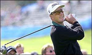 Stephen Leaney started the final round two shots off the lead