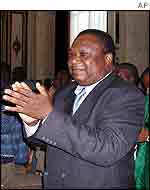 Liberian opposition leader Rudolph Sherman 