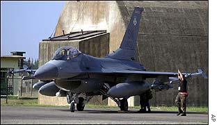 US Falcon F16 fighter at Incirlik air base, Turkey