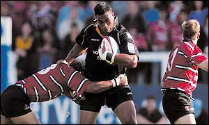 Epi Taione levelled the scores at 19-19 before Henry Paul kicked the winner for Gloucester