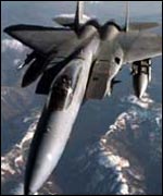 US F-15 fighter jet