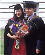 Students from Malaysia at Swansea Institute 