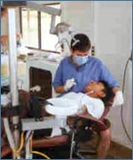 Foreign dentists often need an interpreter to communicate with their patients.