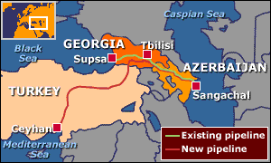 Baku-Tbilisi-Ceyhan and Baku-Supsa pipelines