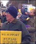 Long Stratton protests